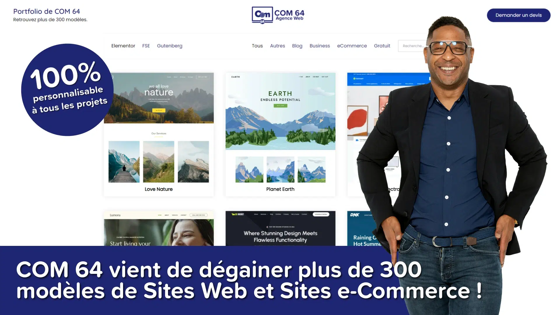 Lancement du Portfolio de COM 64