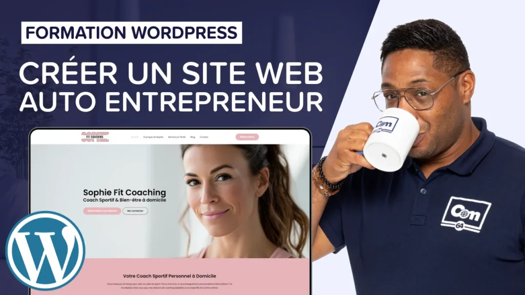 Miniature de la vidéo expliquant comment créer un Site Web WordPress pour Auto-Entrepreneur.