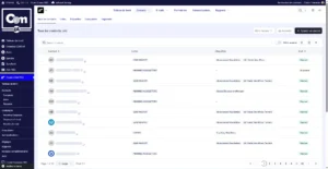 Agence Web à Pau Liste de tous les contacts du CRM